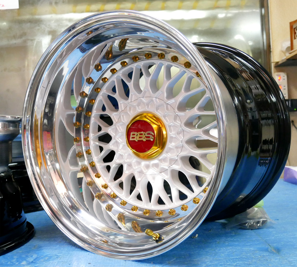 BBS-RS17インチY32用ベース提供パールホワイトプリマドンナ仕様