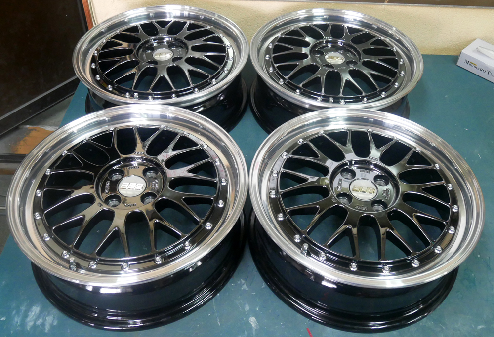 BBS-LM/BKM-P17インチ2Ps7.0Jから3Ps5.5J/100-4H軽四用リバレル 