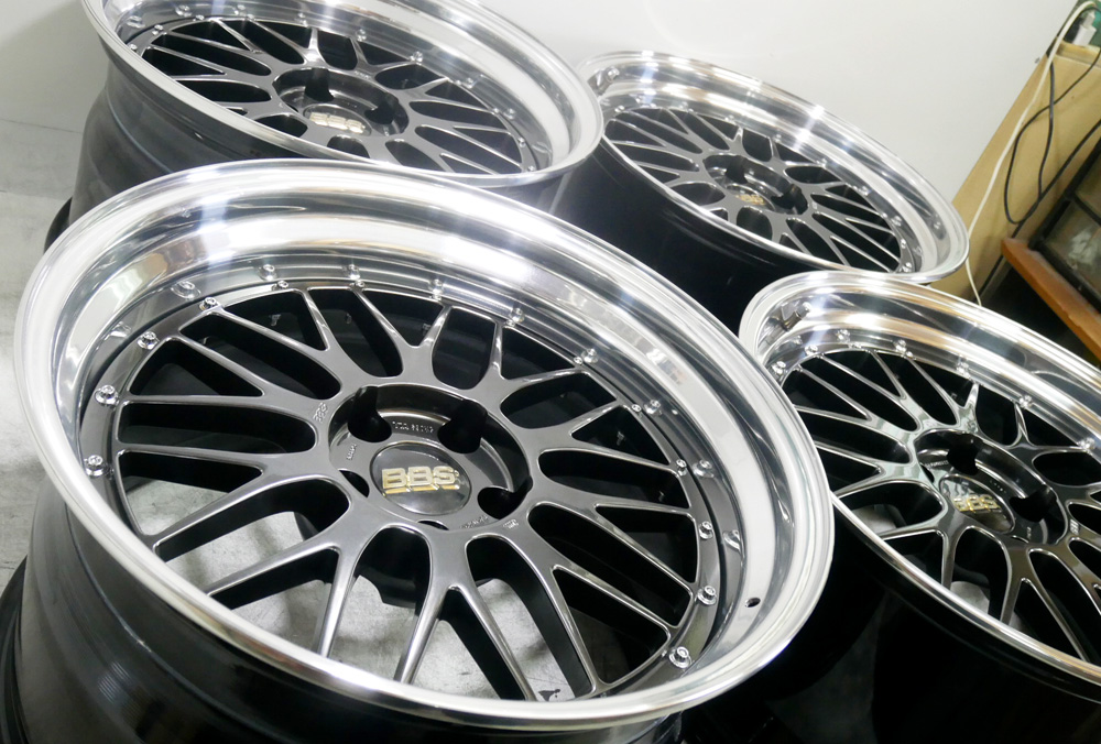 BBS-LM19インチ2Ps＆3Psハイパー塗装（黒中間色）DBK-P（DB-SLD ...